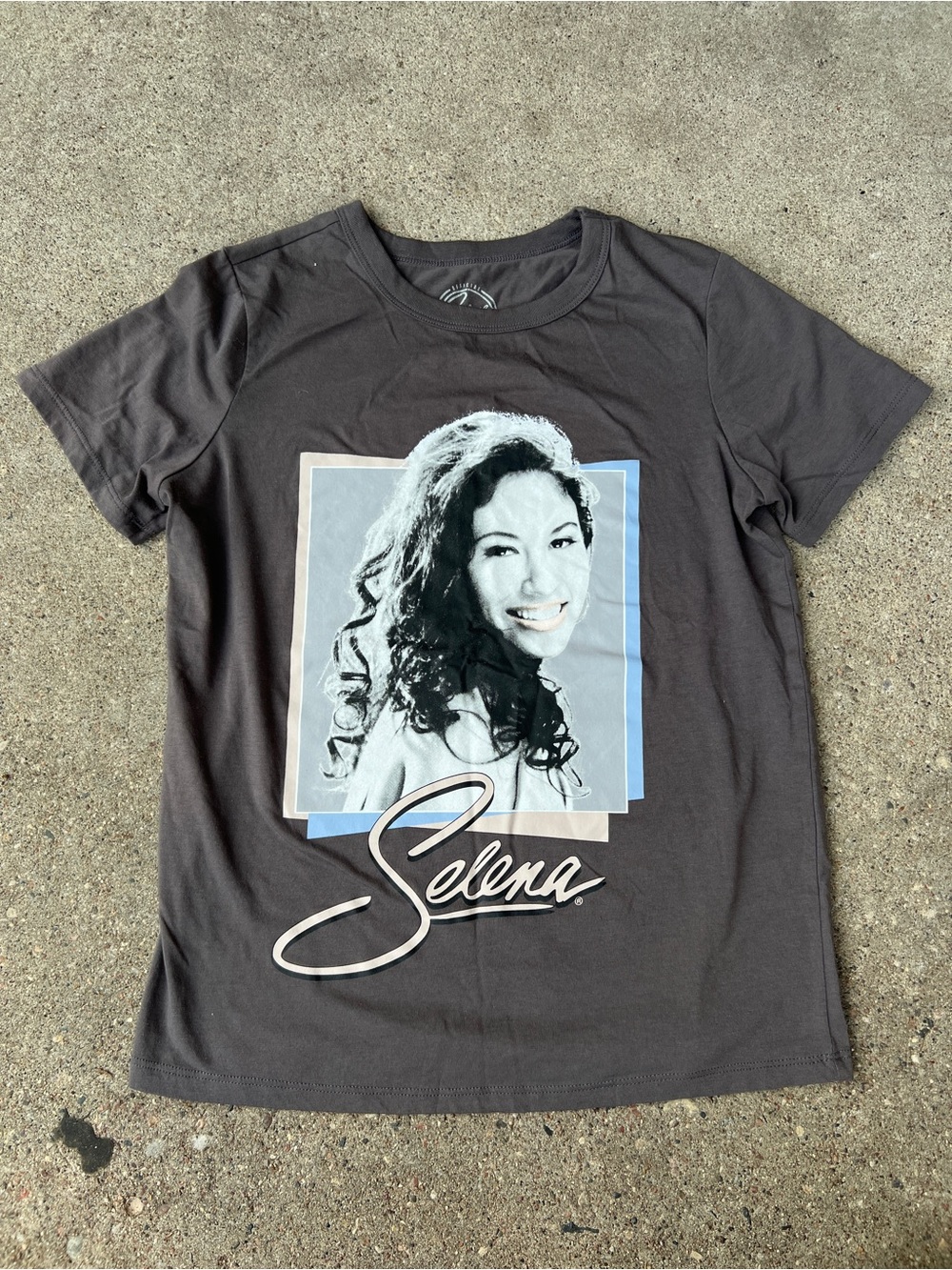 Selena Graphic Tee - Charcoal Women’s T-Shirt size XS